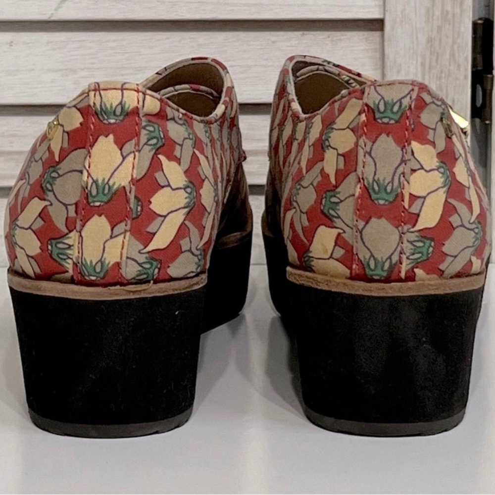 Rachel Antonoff Red and Cream Platform Shoes - Picture 6 of 10